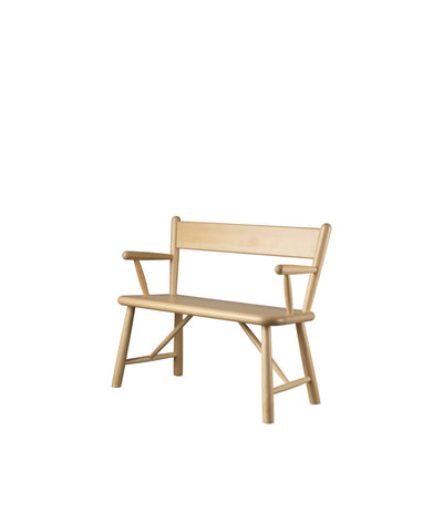 FDB Møbler P11 Children's Bench, Solid Nature Lacquered Beech