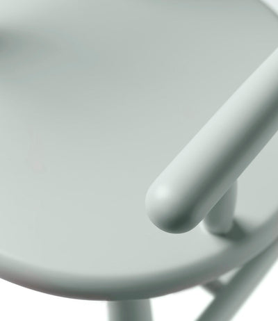 FDB Møbler P9 Children's Chair, Solid Blue Grey Painted Beech