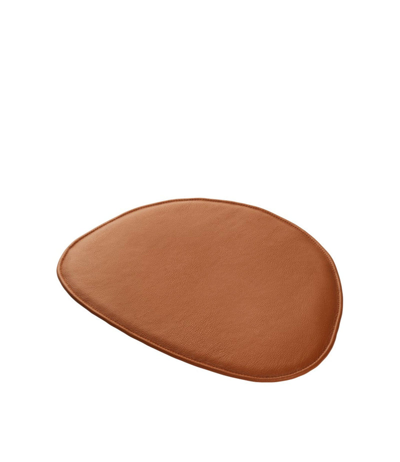 FDB Møbler R5 Nøje Seat Cushion, Cognac Leather, Fits J45
