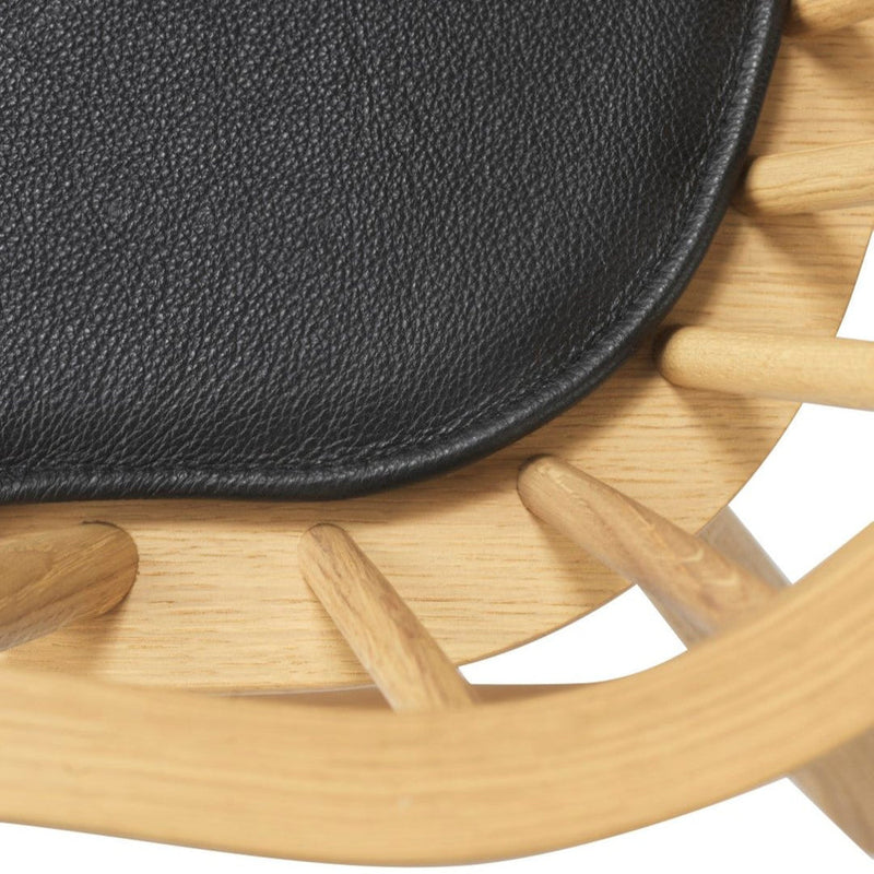 FDB Møbler R5 Nøje Seat Cushion, Cognac Leather, Fits J52D/J52G