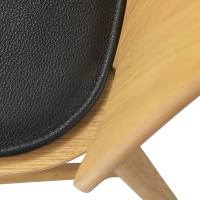 FDB Møbler R5 Nøje Seat Cushion, Cognac Leather, Fits J67