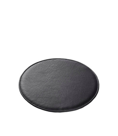 FDB Møbler R5 Nøje Seat Cushion, Black Leather, Fits J18