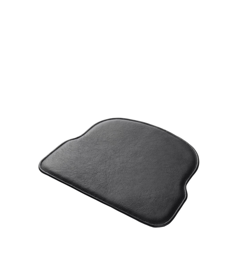FDB Møbler R5 Nøje Seat Cushion, Black Leather, Fits J52D/J52G