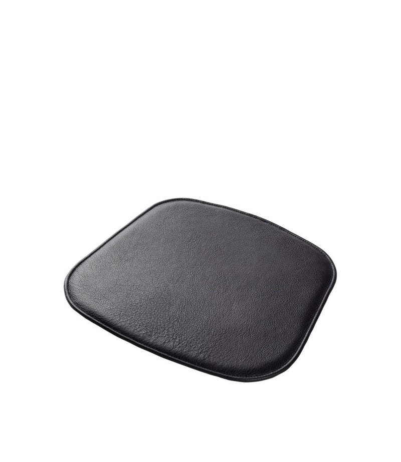 FDB Møbler R5 Nøje Seat Cushion, Black Leather, Fits J67