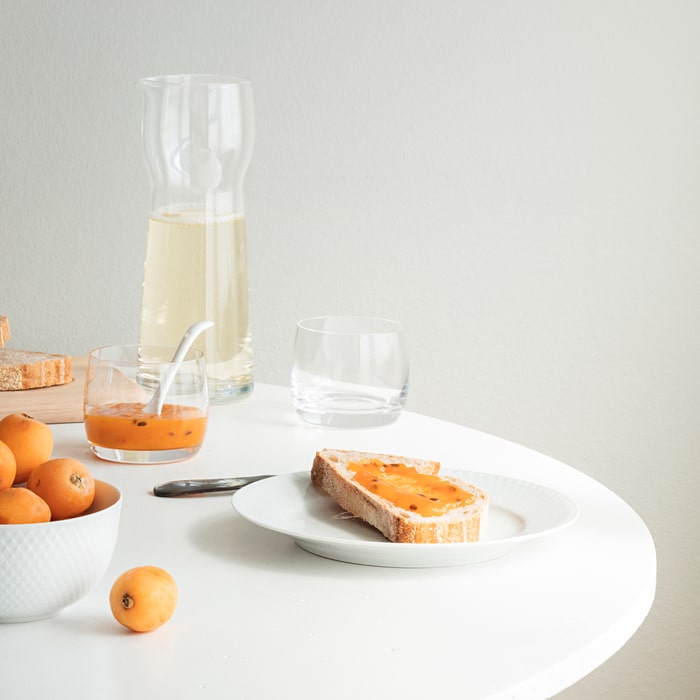 Lyngby Porcelæn Rhombe Plate, White – rosendahl.com