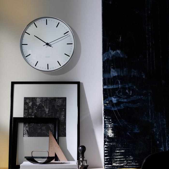 Arne Jacobsen City Hall Wall Clock, Large, Ø: 11.4
