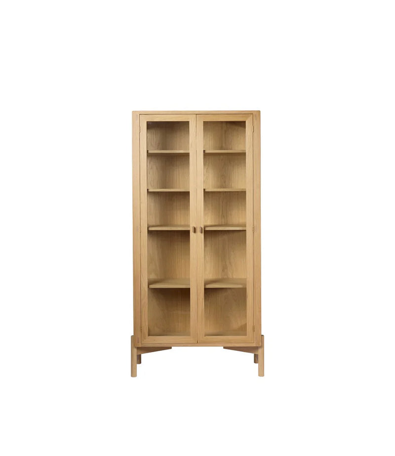 FDB Møbler A90 Boderne Display Cabinet, Nature Lacquered Oak