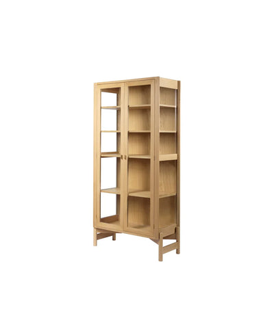 FDB Møbler A90 Boderne Display Cabinet, Nature Lacquered Oak