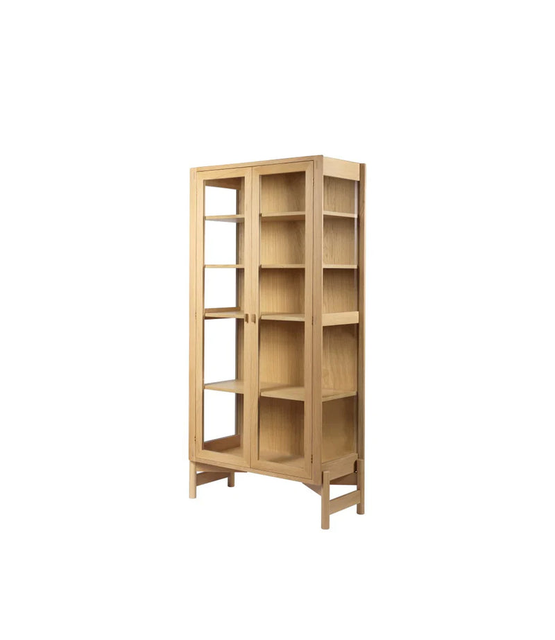 FDB Møbler A90 Boderne Display Cabinet, Nature Lacquered Oak