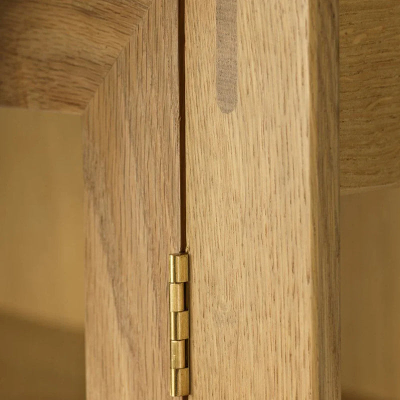 FDB Møbler A90 Boderne Display Cabinet, Nature Lacquered Oak