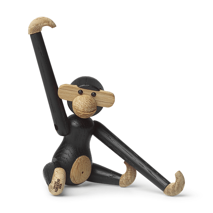 Kay Bojesen Monkey, Dark Stained Oak, Mini – rosendahl.com