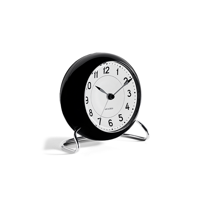 Arne Jacobsen Station Table Clock, H: 4.7 Arne Jacobsen Station Table Clock, H: 4.7