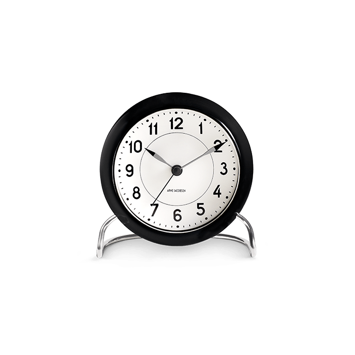 Arne Jacobsen Station Table Clock, H: 4.7 Arne Jacobsen Station Table Clock, H: 4.7