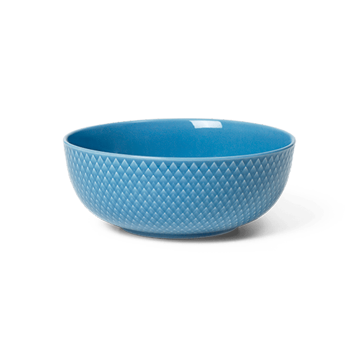 Lyngby Porcelæn Rhombe Color Bowl Set, Blue, Ø: 6.1